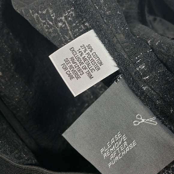 SimplyVera Wang Brocade Short Sleeve Trench Coat - Picture 8 of 8